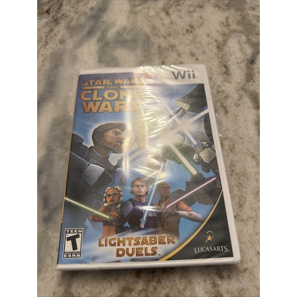 Star Wars The Clone Wars Lightsaber Duels Nintendo Wii 2008 LucasArts RVL P RLFE